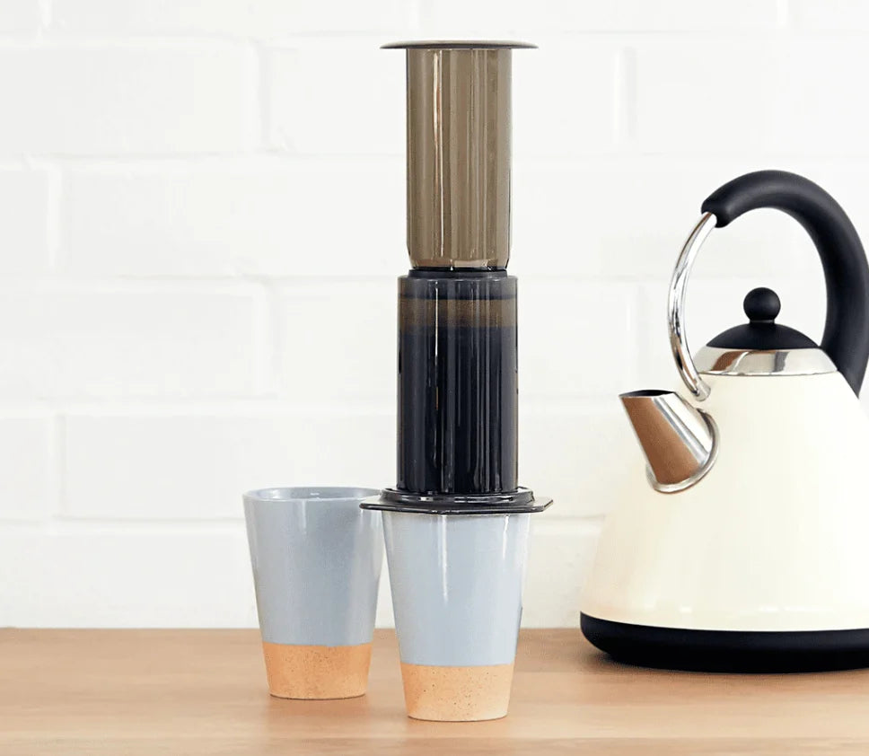 How to make Grind coffee at home with an AeroPress.
