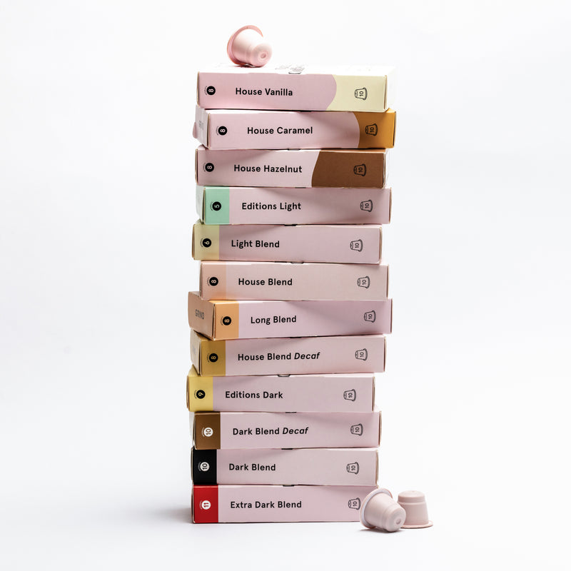 Silver Tin of Nespresso® Compatible Coffee Pods image