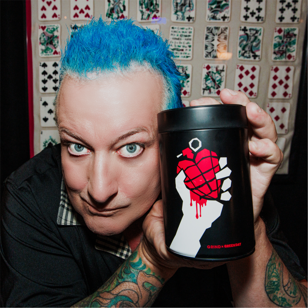 Grind x Green Day's Punk Bunny Coffee Tin of Compostable Coffee Pods