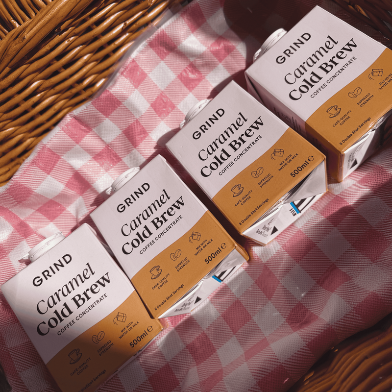 Caramel Cold Brew Coffee Concentrate - Pack of 4 image