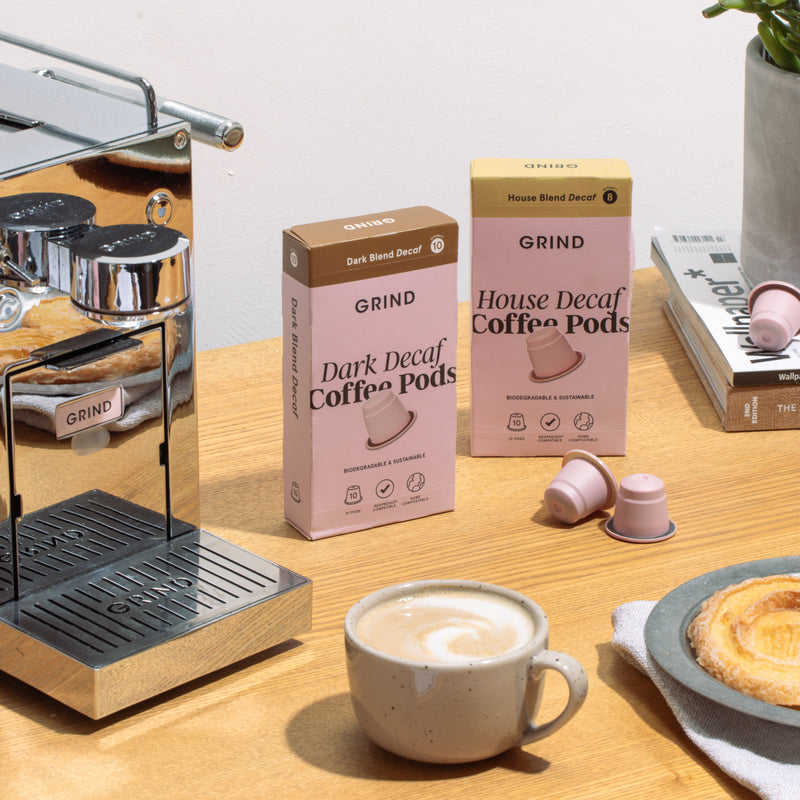 30 Nespresso® Compatible Coffee Pods - Decaf image