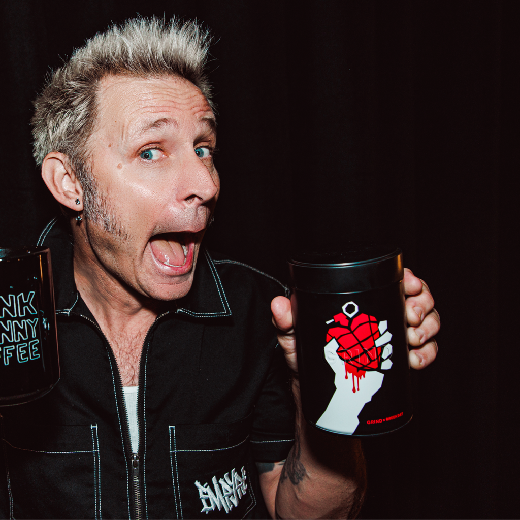 Grind x Green Day's Punk Bunny Coffee Tin of Compostable Coffee Pods