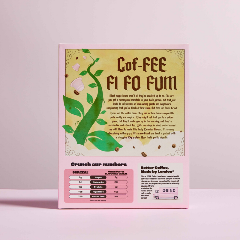 Grind x Surreal Tiramisu Cereal image