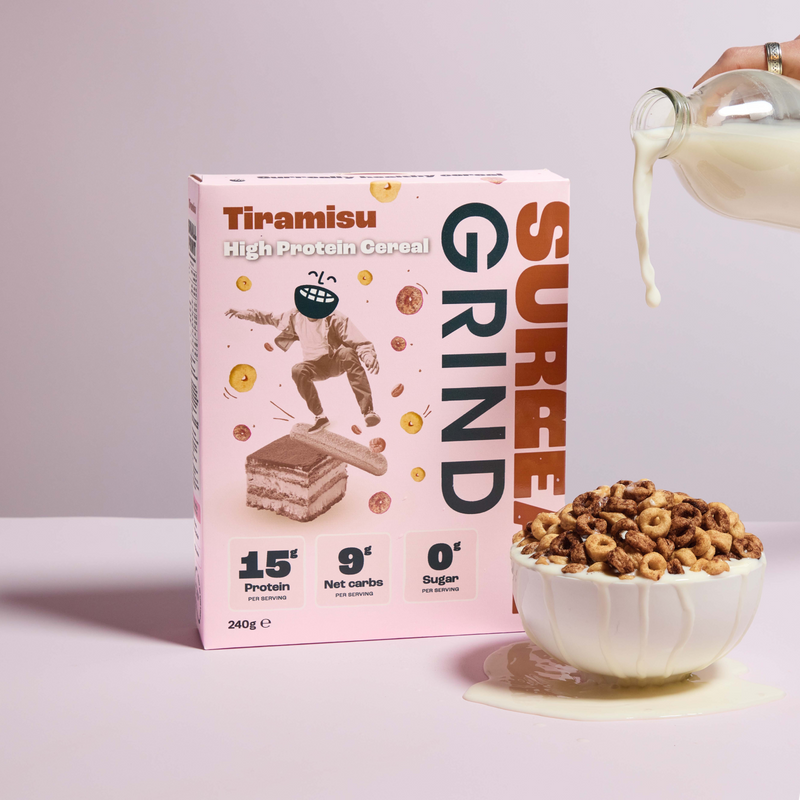 Grind x Surreal Tiramisu Cereal image