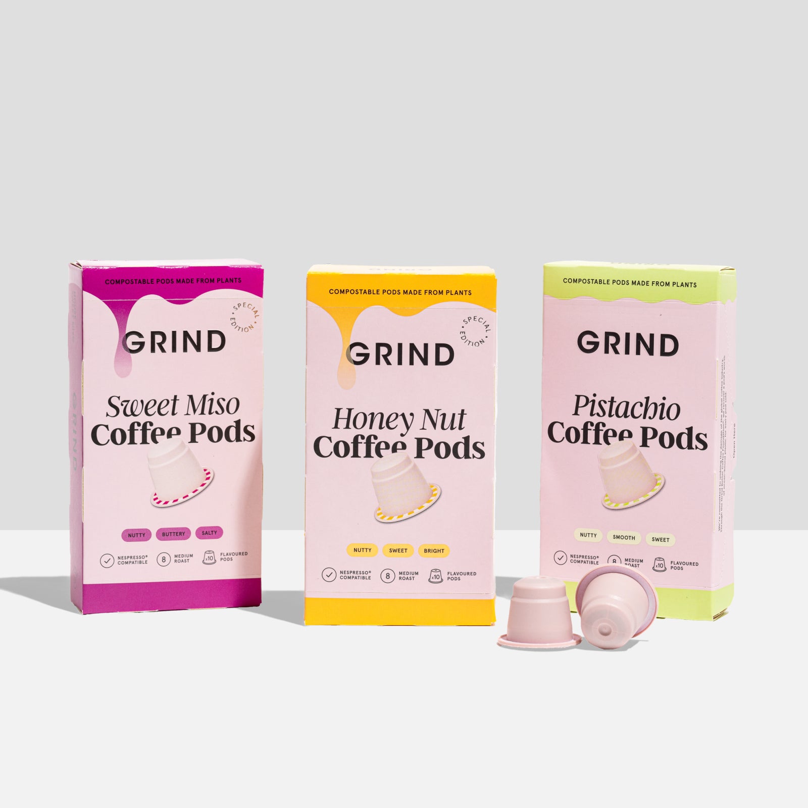 30 Nespresso® Compatible Coffee Pods Flavour