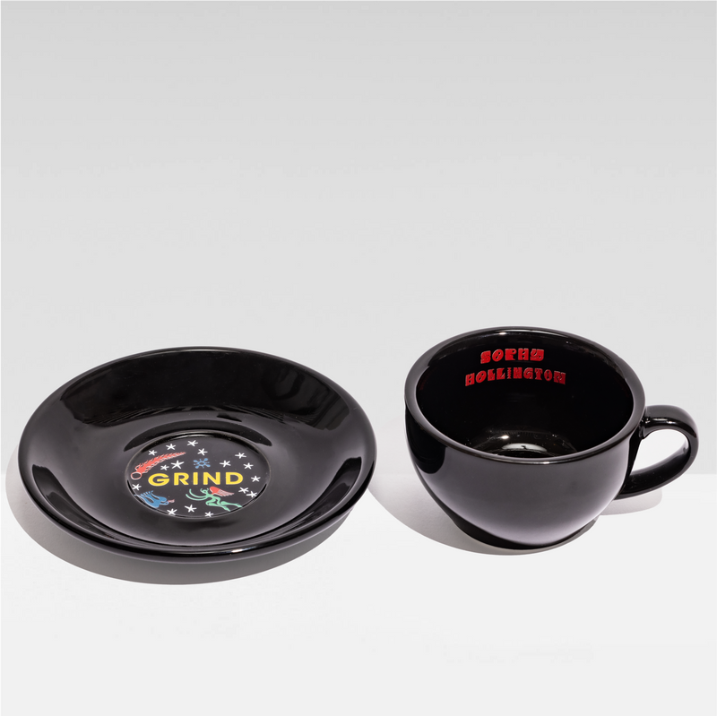 Grind x Sophy Hollington Coffee Cups & Saucers Set image