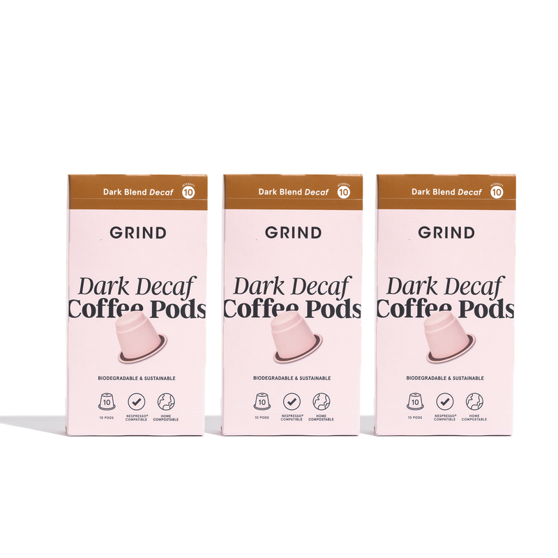 Decaf Coffee Pod Refills Nespresso Compatible Sustainable Grind