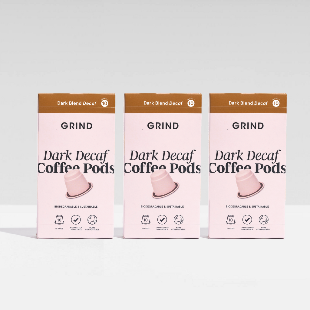 Decaf Coffee Pod Refills Nespresso® Compatible & Sustainable Grind