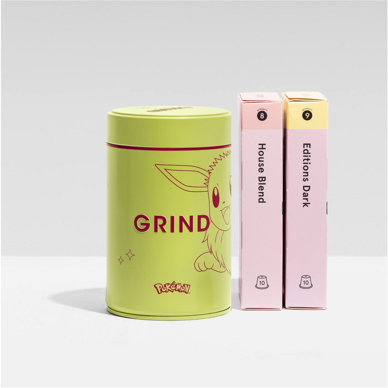 Grind x Pokémon Tin of Compostable Coffee Pods image