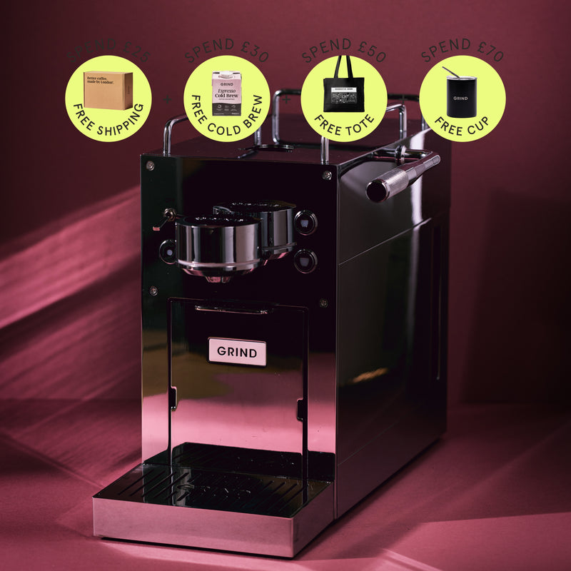 Grind Two, Our Nespresso® Compatible Pod Machine image