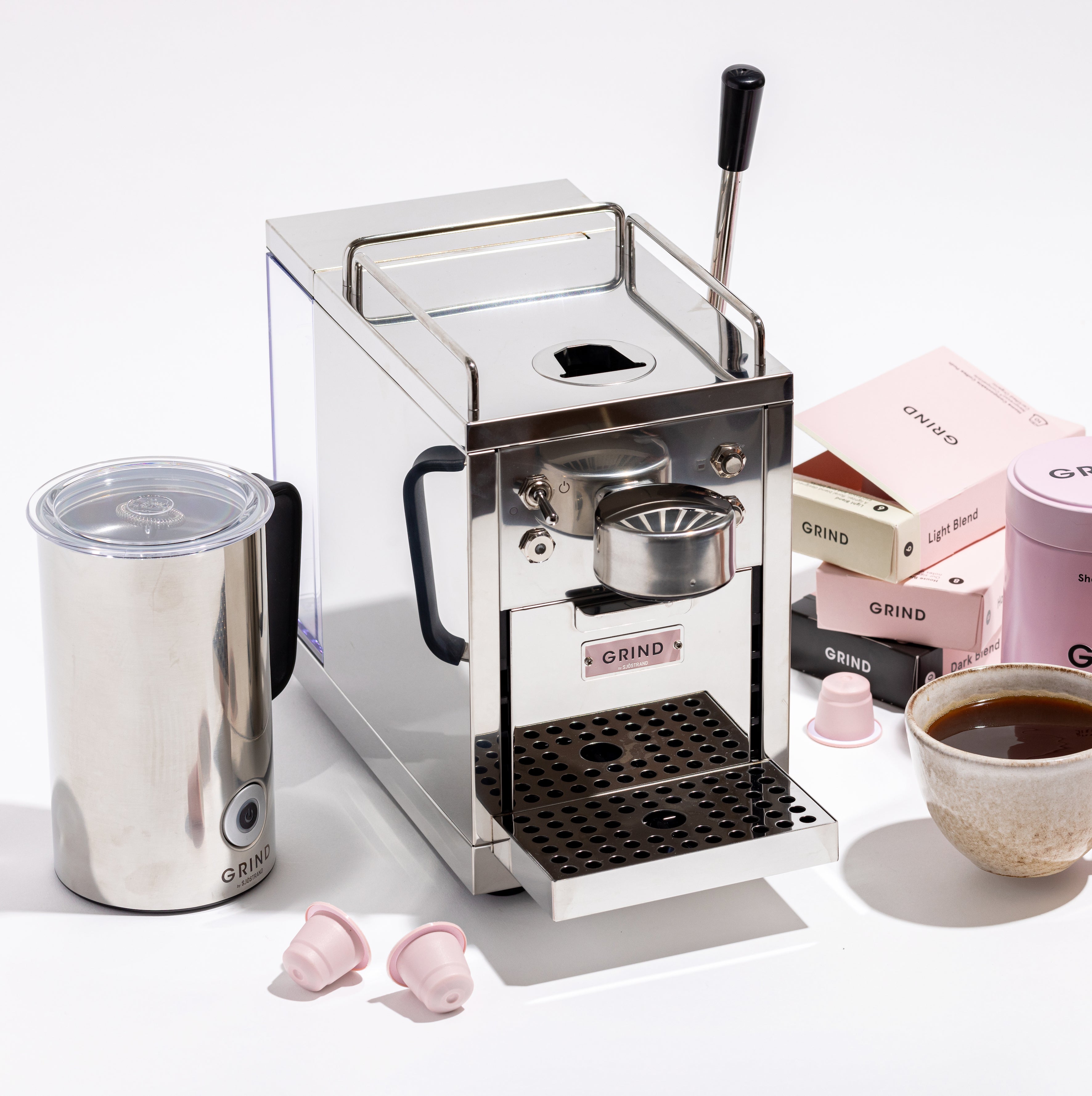 Grind Milk Frother Make Flat Whites Lattes at Home Grind