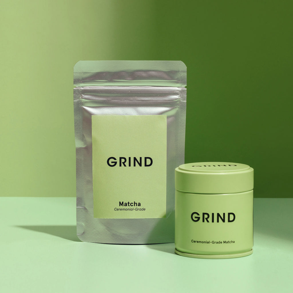 Ceremonial-Grade Matcha | Grind Matcha Tin | Grind
