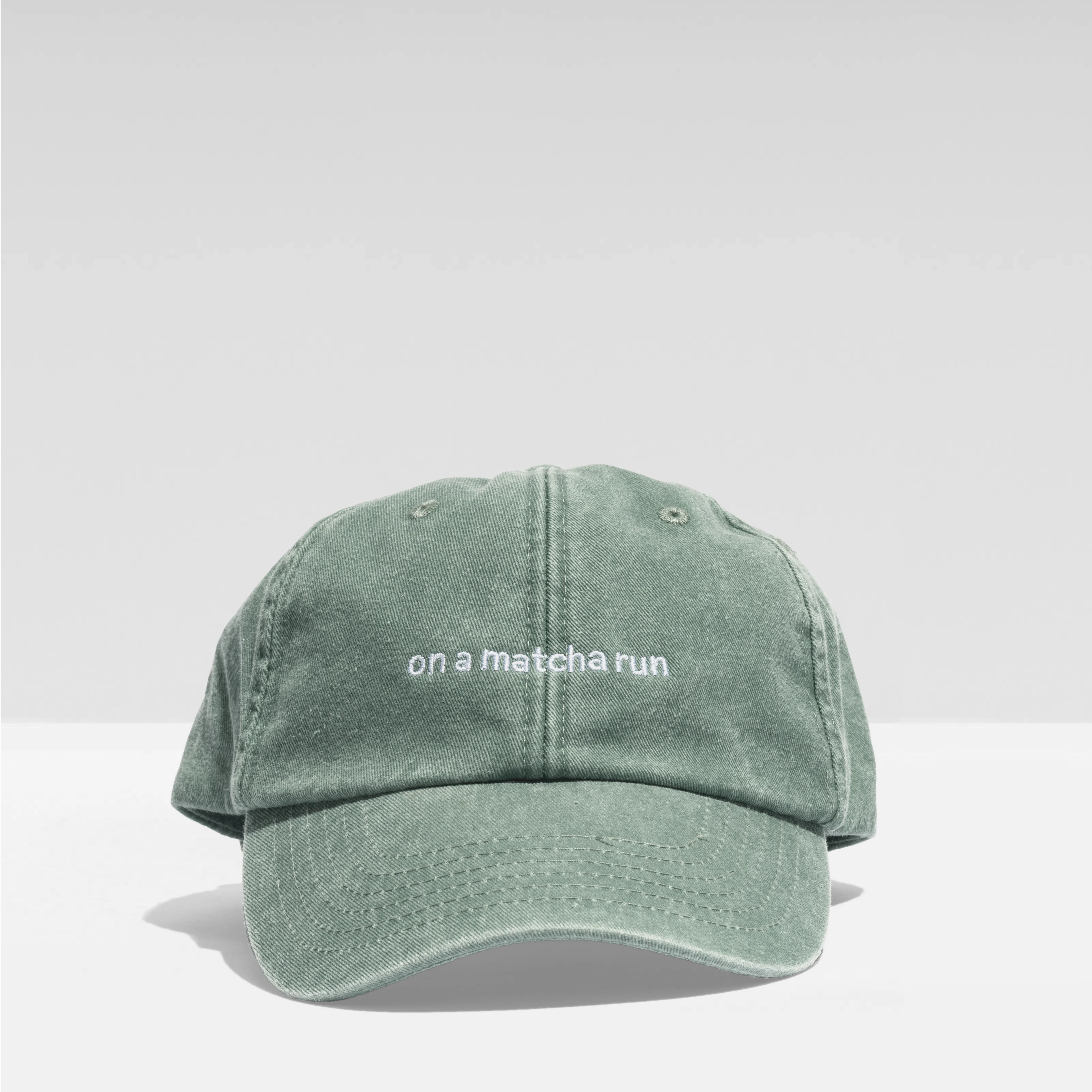 On Matcha Run Baseball Cap