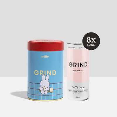Grind | Miffy Tin & Iced Coffee Cans