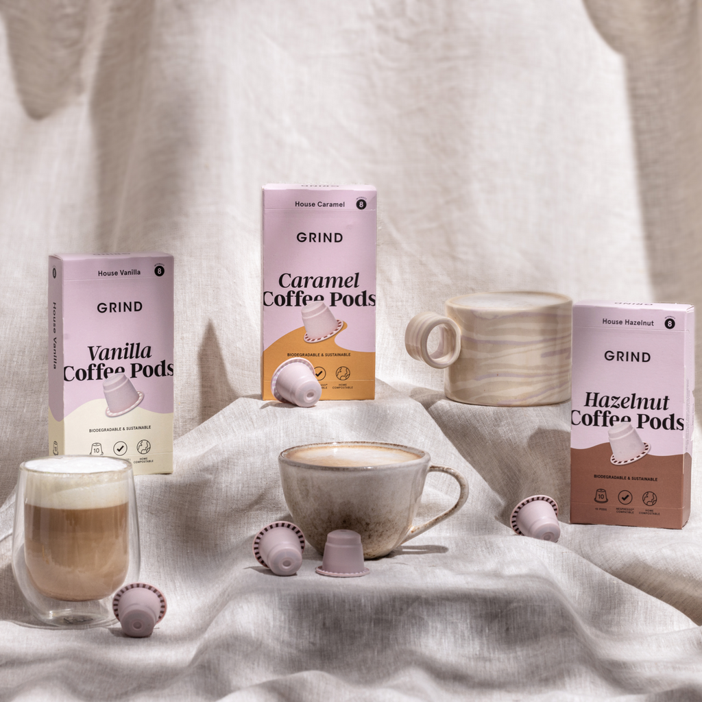 Flavoured Compostable Nespresso Pod Refills Sustainable Coffee Grind