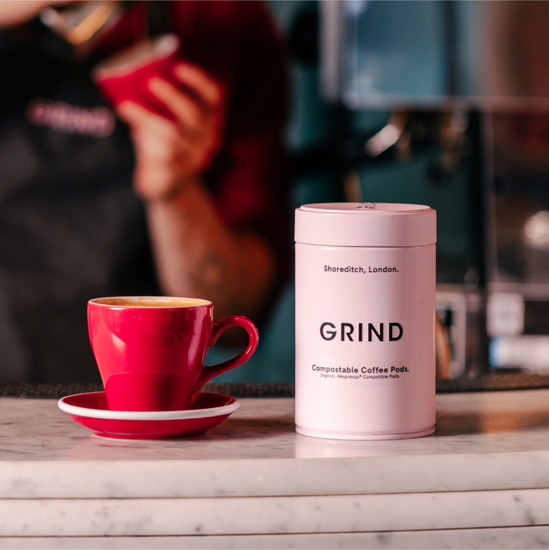 Pink Tin of Nespresso® Compatible Coffee Pods image