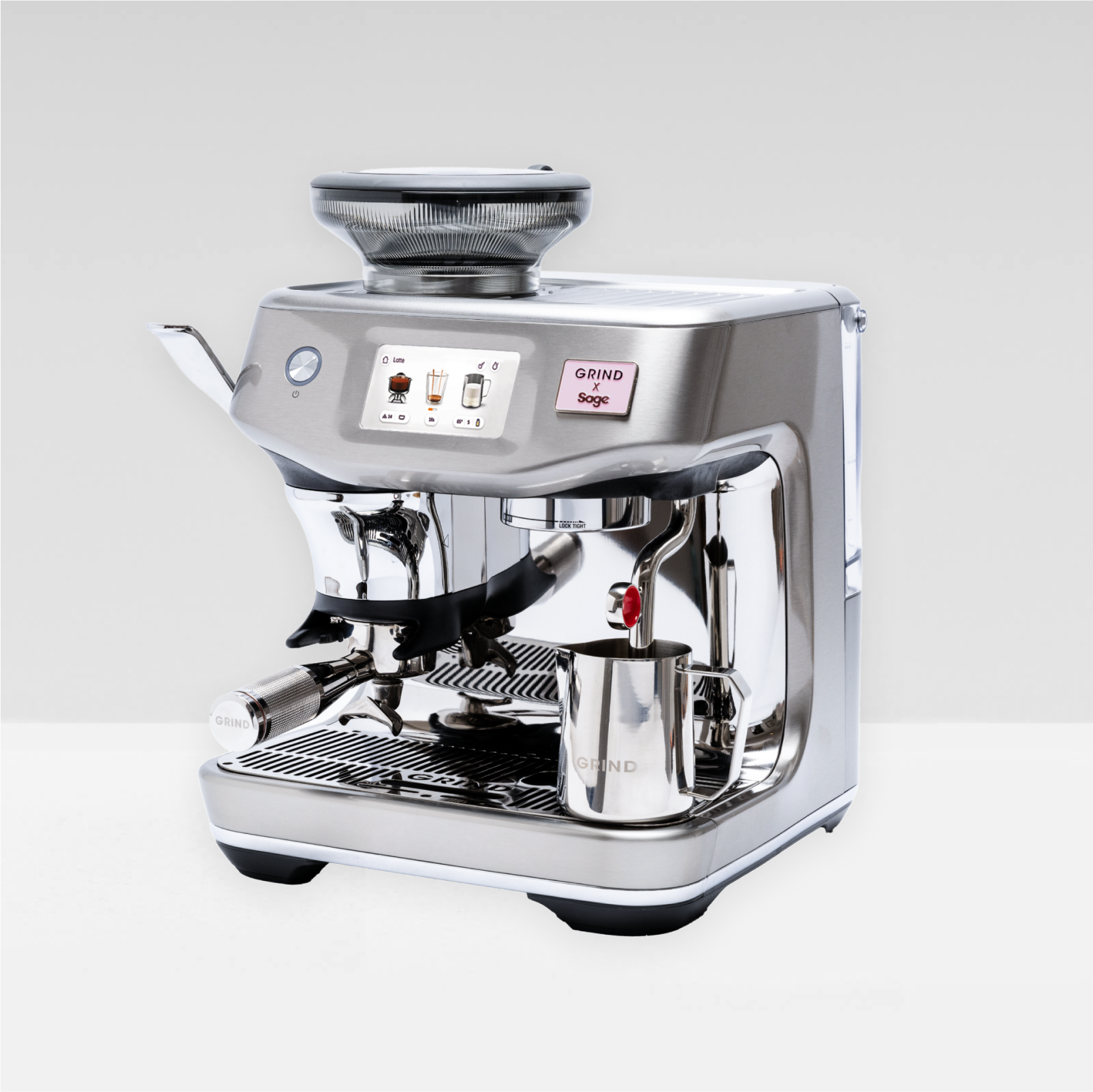 Black and white coffee machine best sale