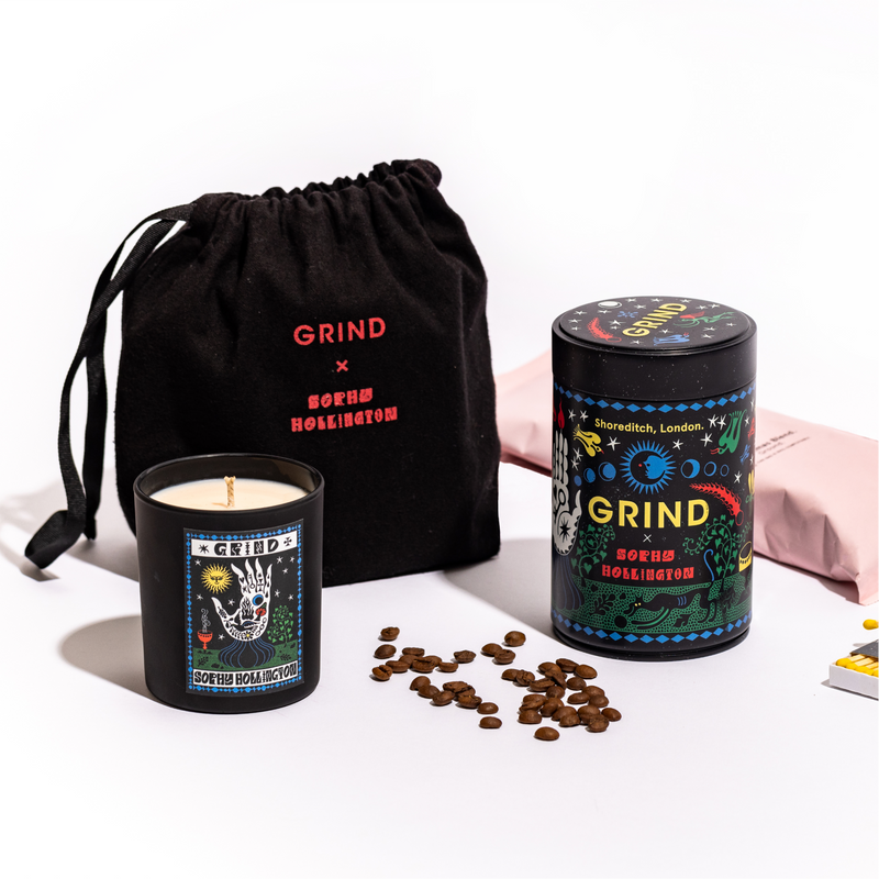 Grind x Sophy Hollington Tin & Candle Bundle image