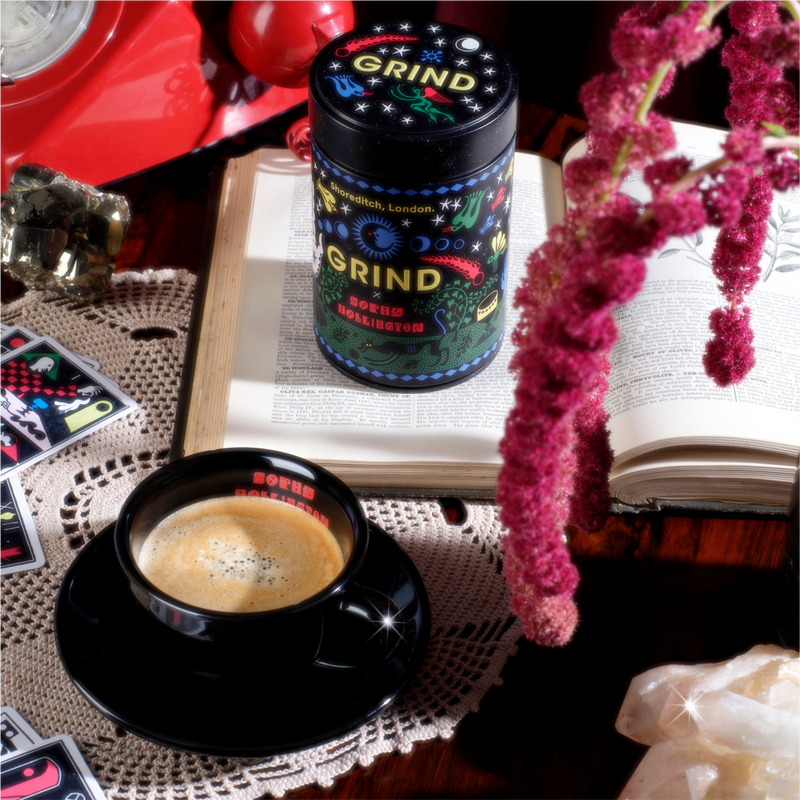 Grind x Sophy Hollington Tin & Coffee Cup Bundle image