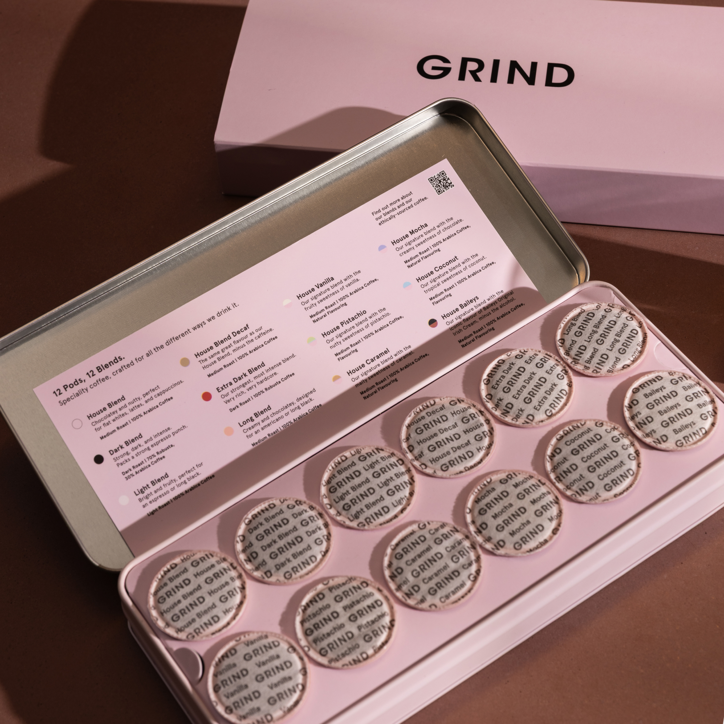 Coffee Pod Taster Tin
