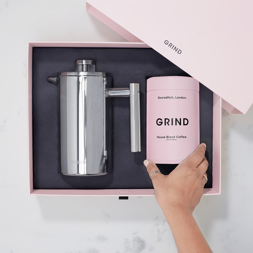 Cafetière Gift Set Tin