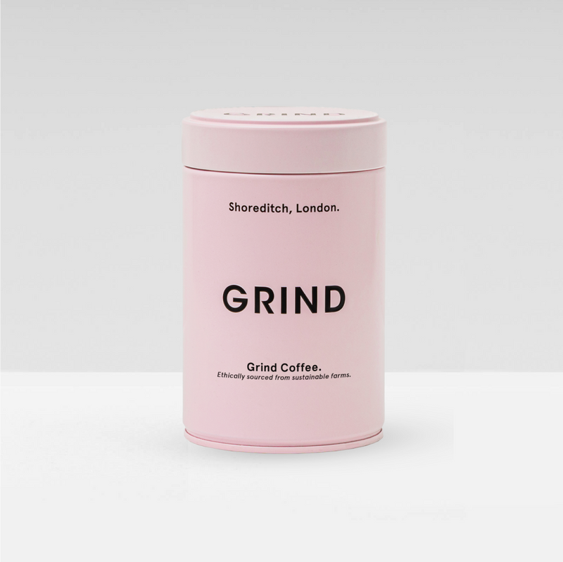 Pink Tin of Grind Coffee image